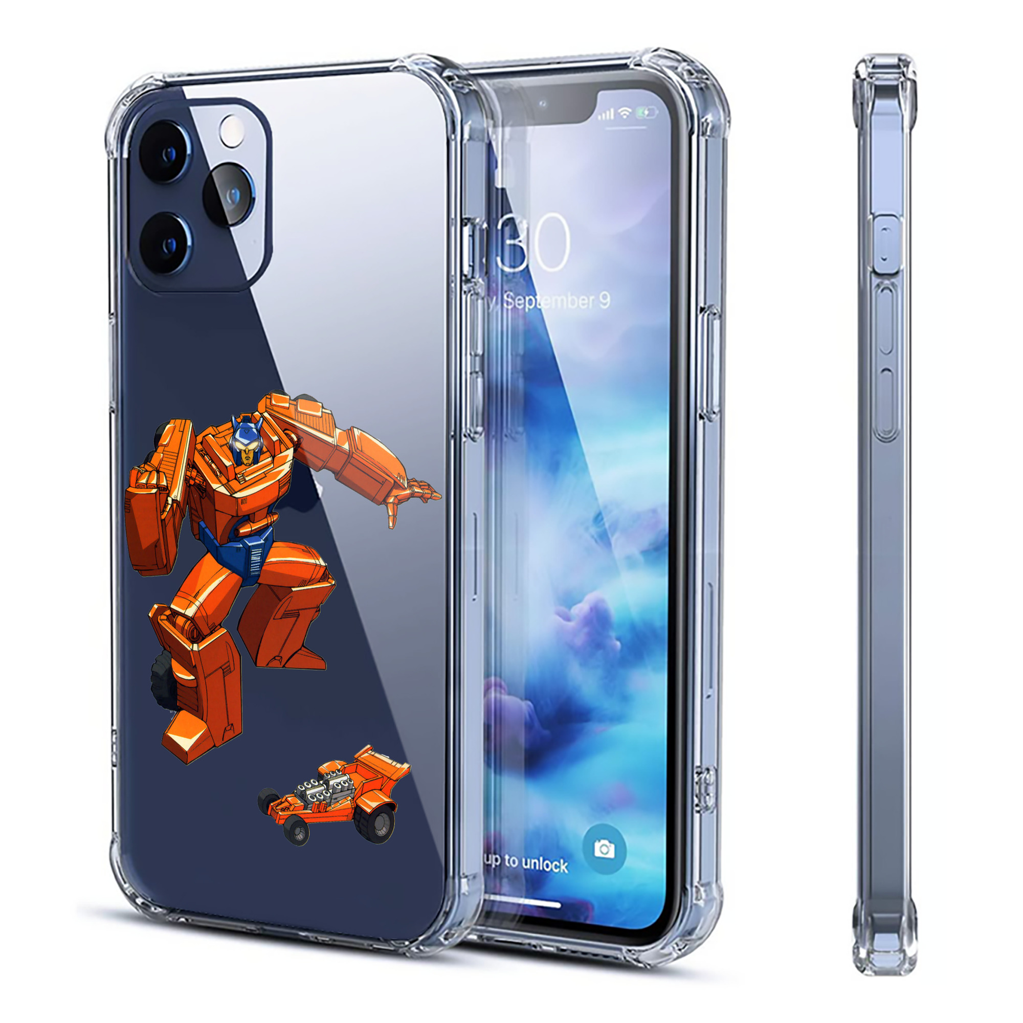 （画像用）  【iPhone 12シリーズ対応】透明スマホケース（クリアソフトケース）